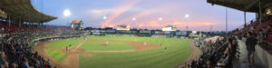 Historic McCoy field, home of the Pawtucket Red Sox.