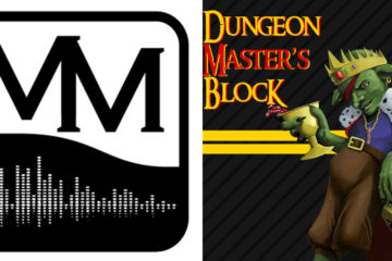 Art representing Gnomecast, Misdirected Mark, Dungeon Master's Block, and Ken and Robin Talk About Stuff