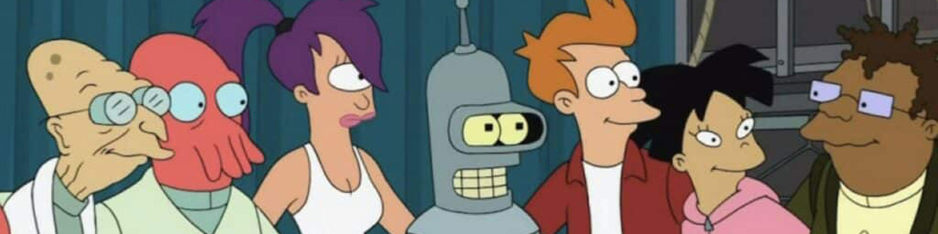 The cast of Futurama