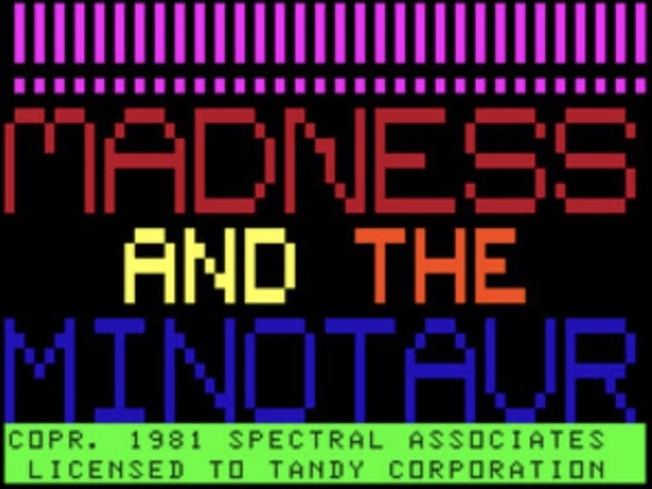 Title text for Madness and the Minotaur